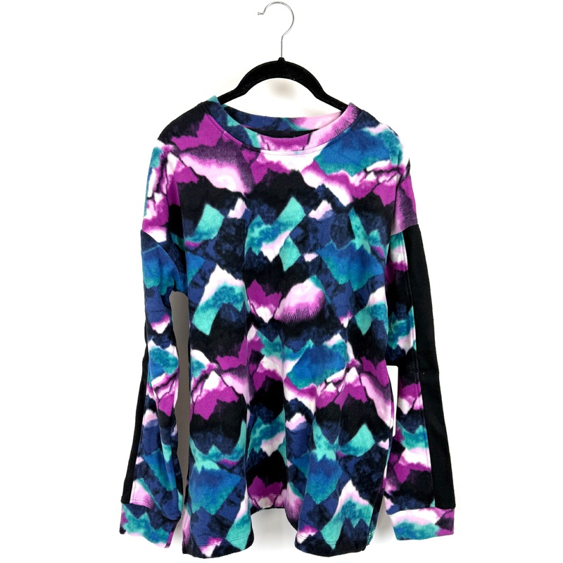Colorful Fleece Top – Size 6/8 and 10/12 Small (size 6/8)
