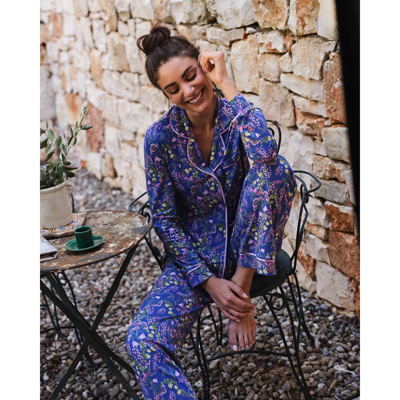 Ensemble Pyjama Haut  Manches Longues Et Pantalon Gardini XS