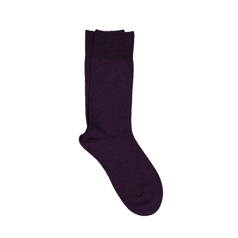 Nu-Novola Dark Purple Cashmere Socks Dark Purple One Size