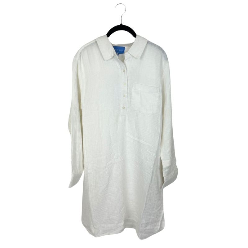 White Texture Dress – Size 0-16 Extra Small (Size 0-2)