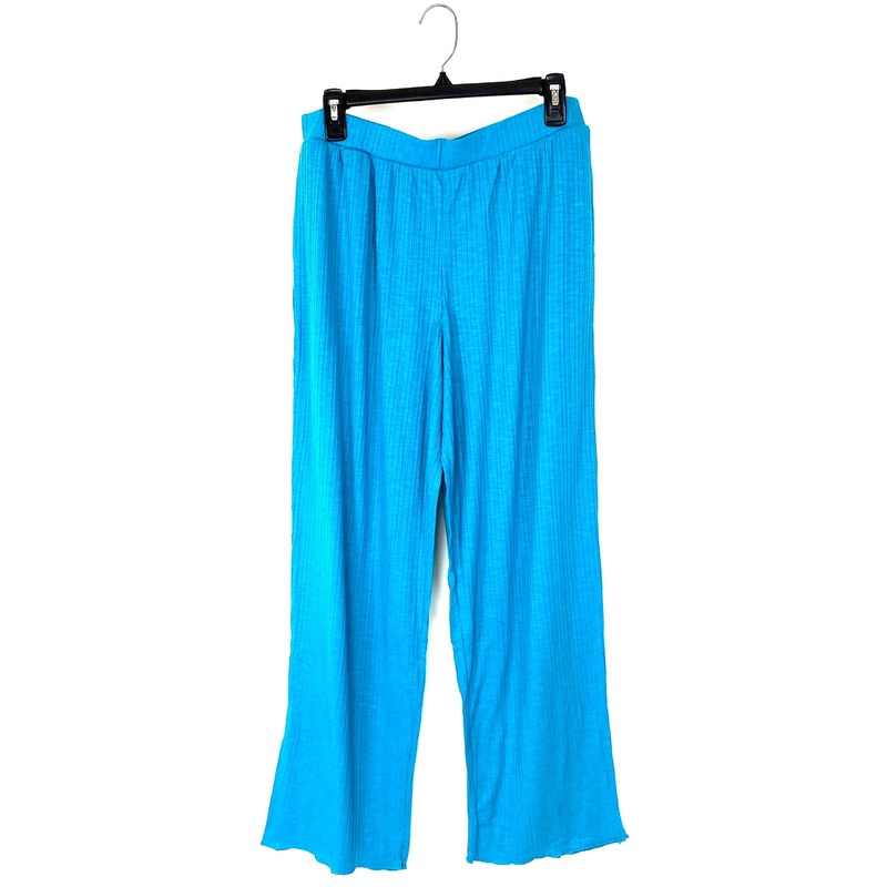 Bright Blue Flowy Pants – Small/Medium Small