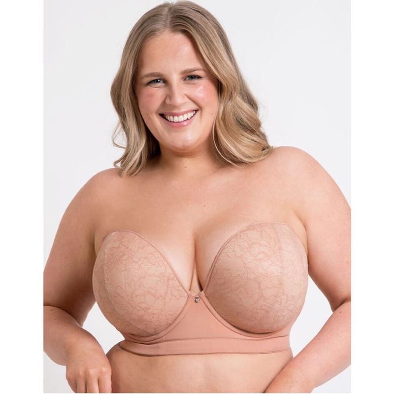Curvy Kate Hey Girls Superplunge Strapless Bra – Latte 30D