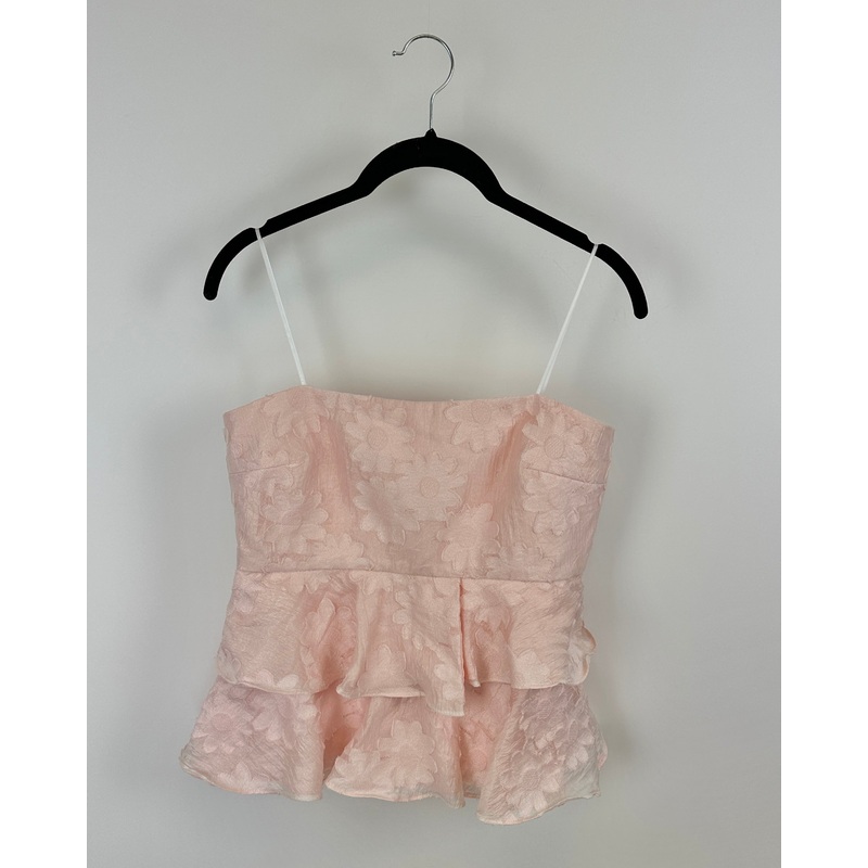 Pink Strapless Top – Size 4-6