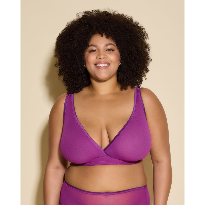 Ultra Curvy Bralette Swiss Beet XS