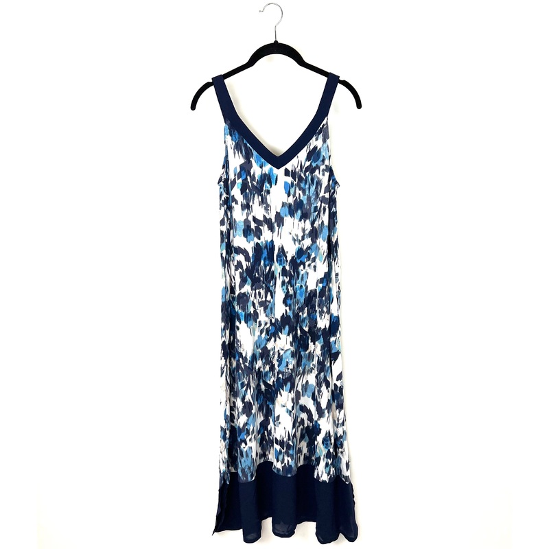 Blue And White Loungewear Dress – Small