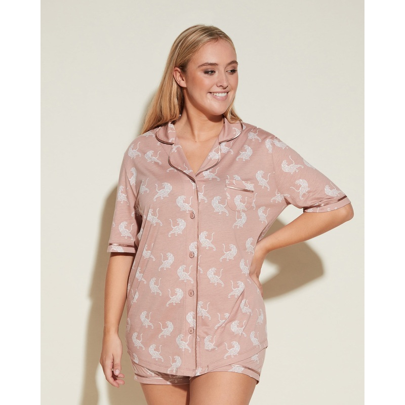 Conjunto De Pijama Con Camisa De Manga Corta Y Pantalones Cortos Mandorla Tiger XS