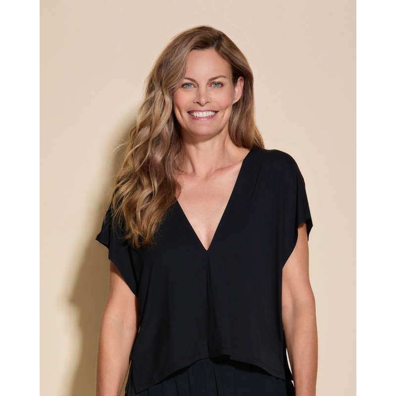 Haut Double V Noir XS