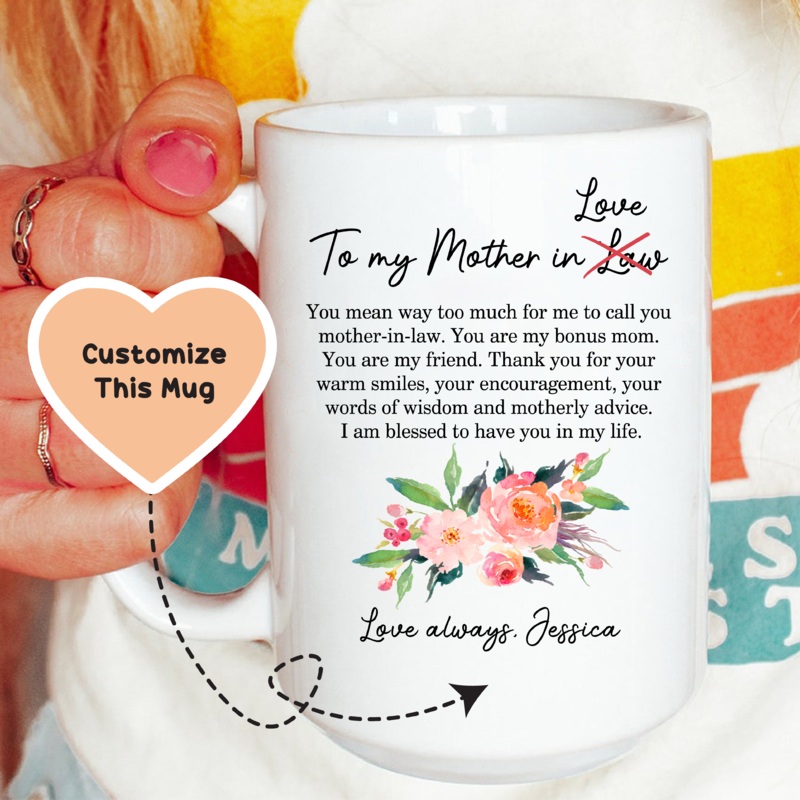 To My Mother In Love Mug White 15 oz
