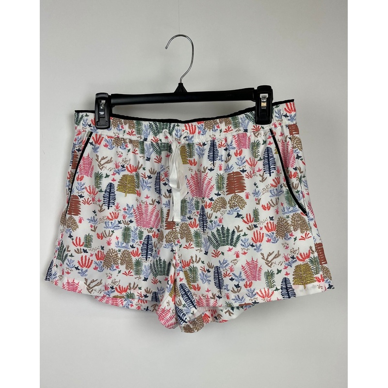 Colorful Patterned Athletic Shorts – Small