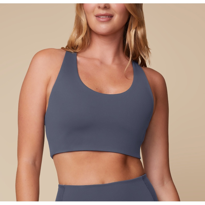 Flex Convertible Sports Bra – Slate Slate XS