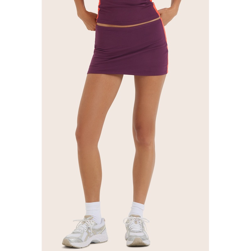 FORMCLOUD CLOUD CONTRAST MINI SKIRT – ACAI Acai XS