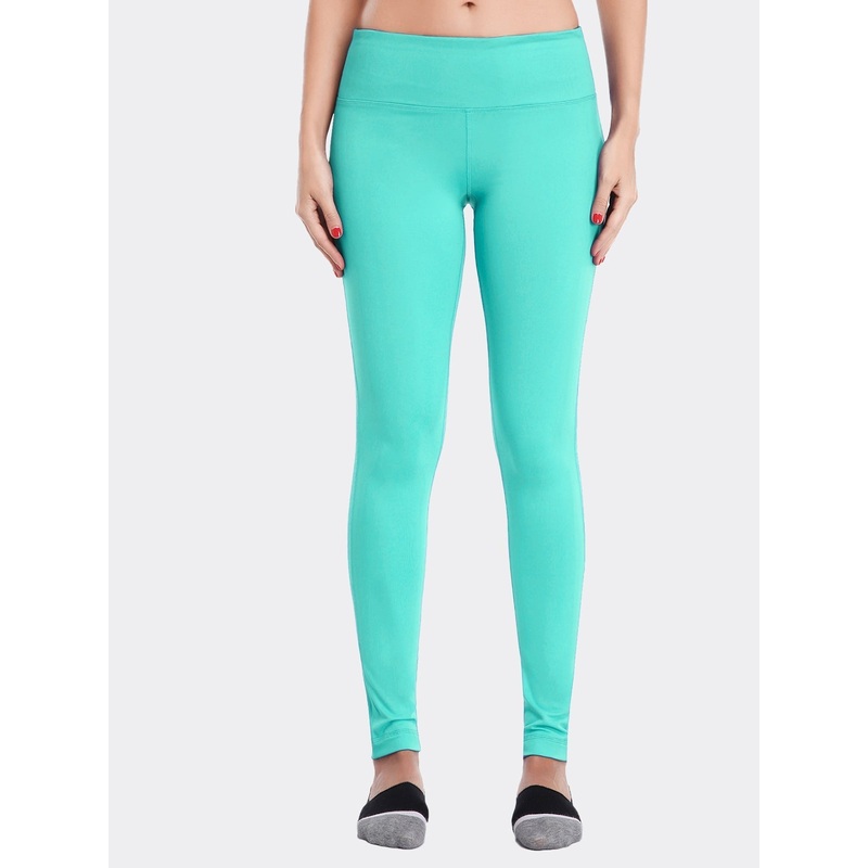 Full Length Yoga Pants Sports Leggings Green S