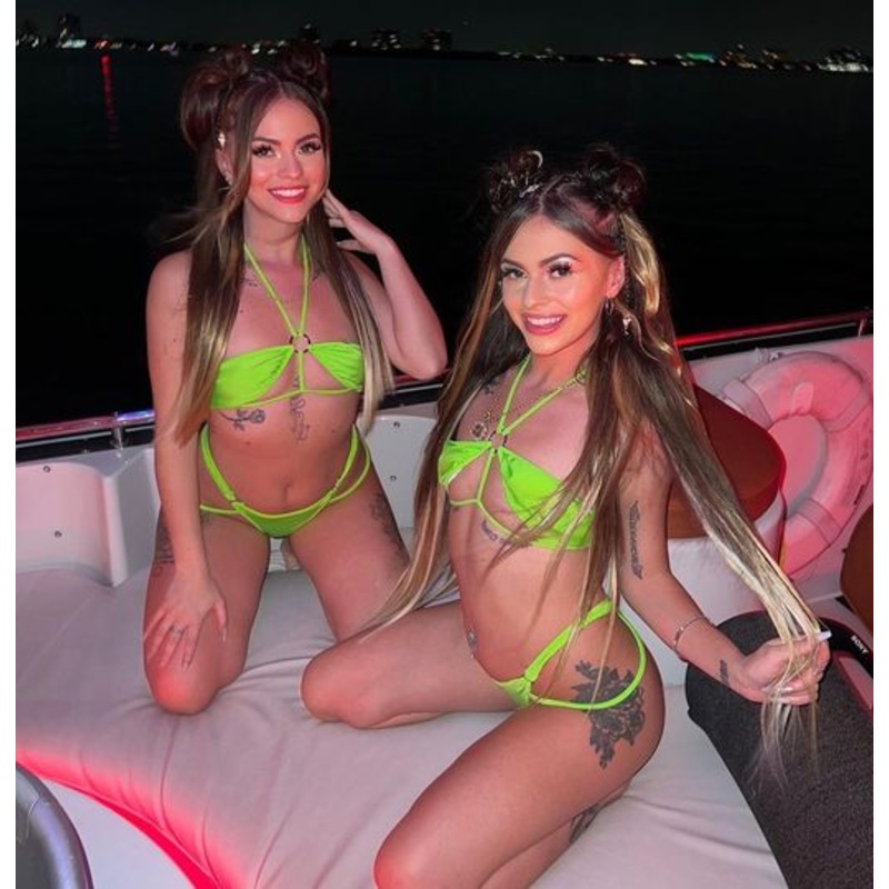 Tie-Top Bikini Top Small Black