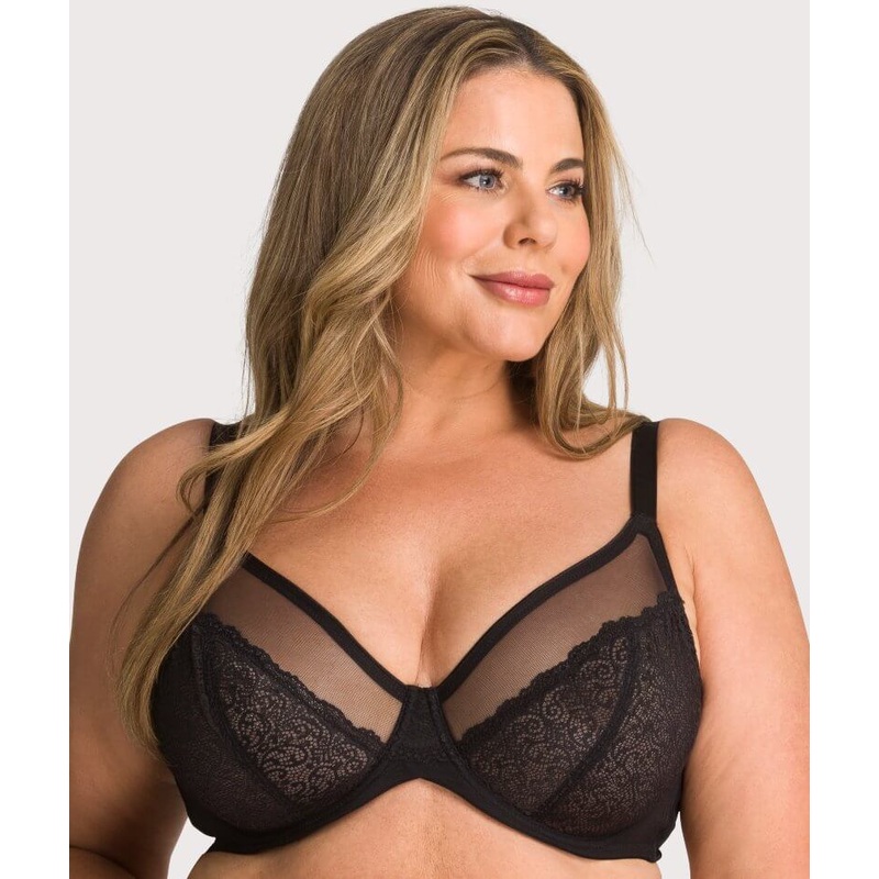 Triumph Sheer Minimizer Bra – Black 32D