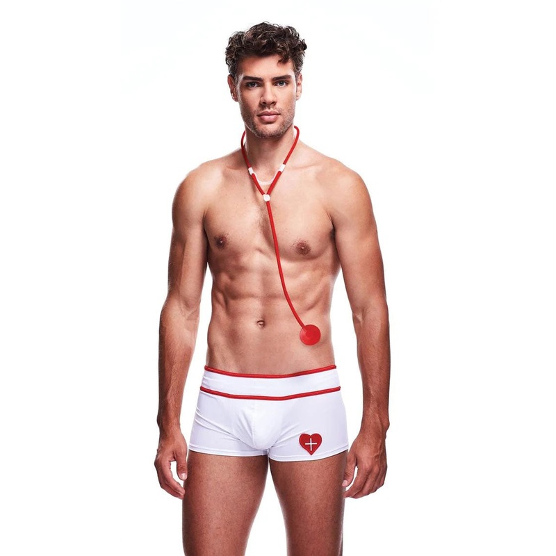 2 Piece Doctor Love Set – Large/xlarge – White