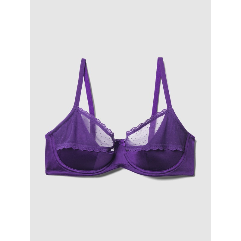 Zarina Open Cup Full Figure Bra Parachute Purple 32 D