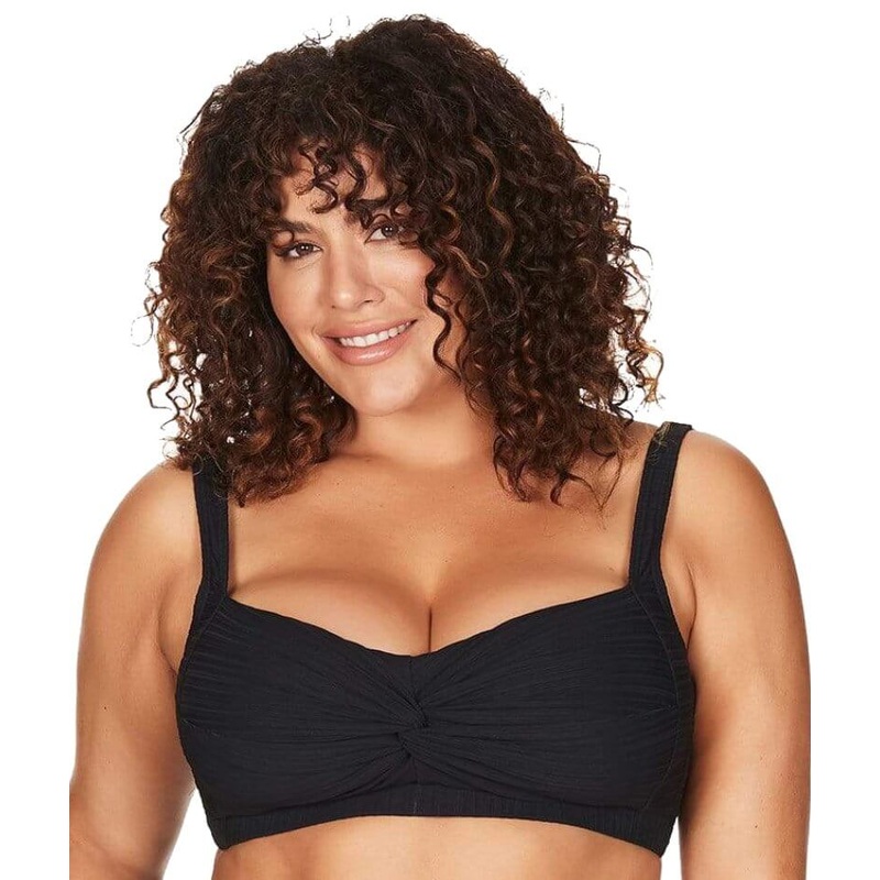 Artesands Aria Botticelli Twist Front C-DD Cup Bikini Top – Black 8