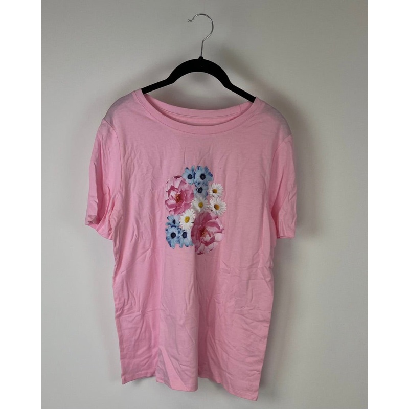 Pink Flower T-Shirt – Size 6/8