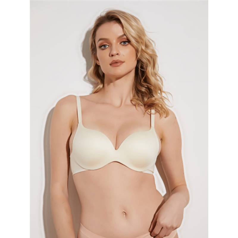 Super Padded T-Shirt Bra Add Two Cups Nude 32B/70B
