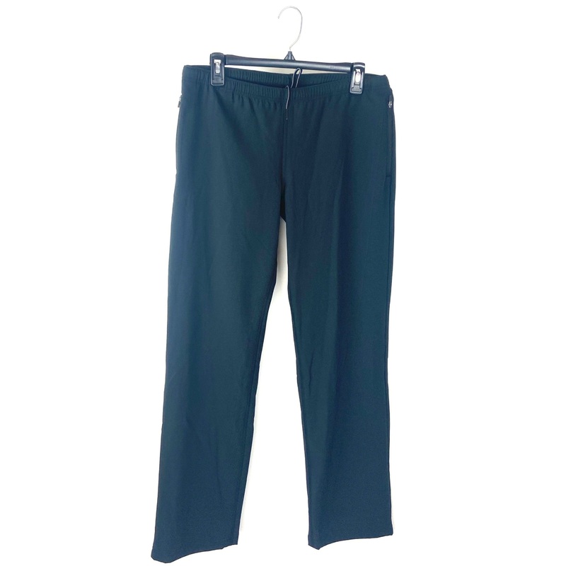 Black Pants With Elastic Waistband- Small
