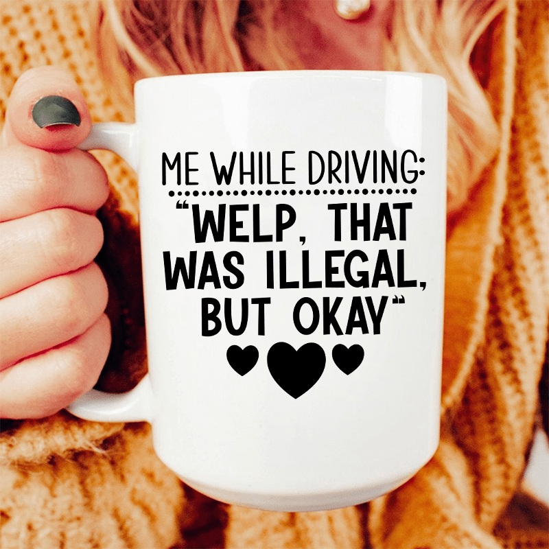 My Driving Ceramic Mug 15 oz White One Size