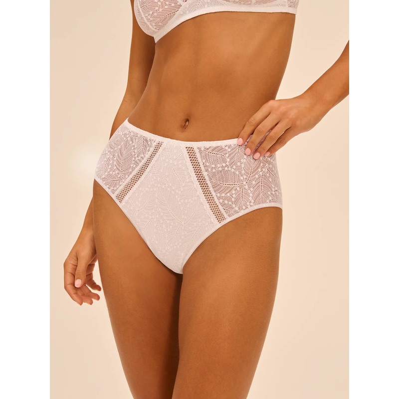 Simone Perele Comete High Waist Brief Panty Small (2) Black