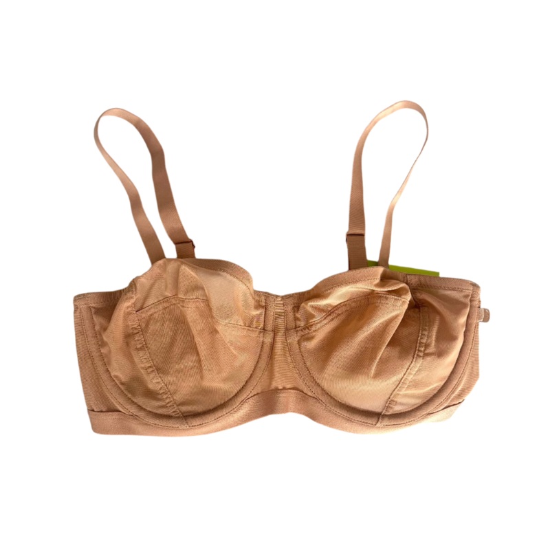 Tan Sheer Underwire Bra – 34D