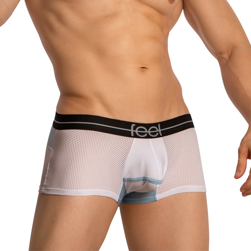 Feel Boxer Trunks FEG031 S Baby Blue