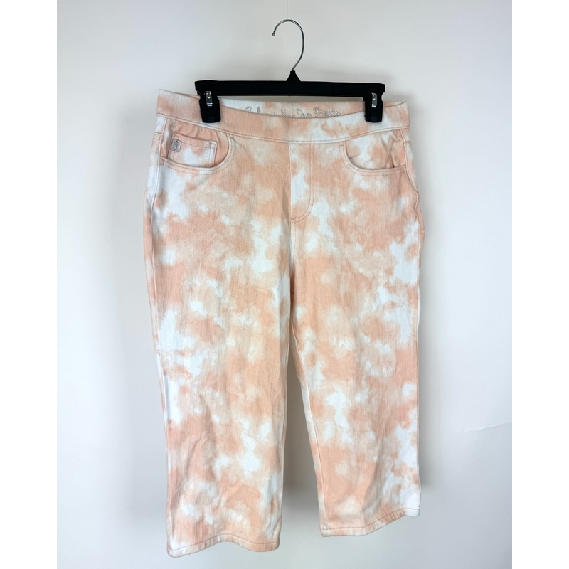 Orange Ombre Denim Capri Pants – Size 6