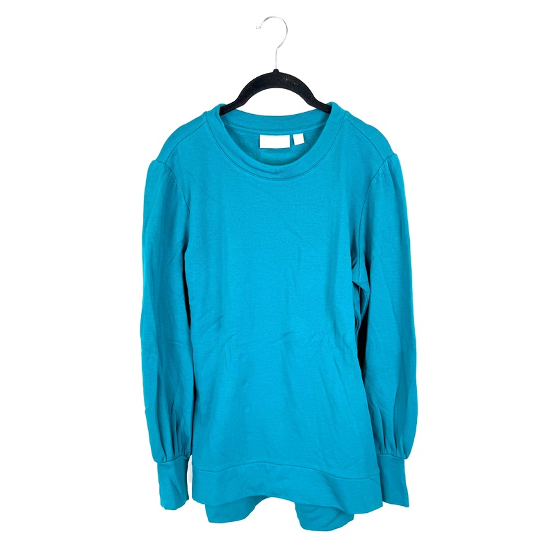 Teal Button Cuff Sweater – Size 6/8