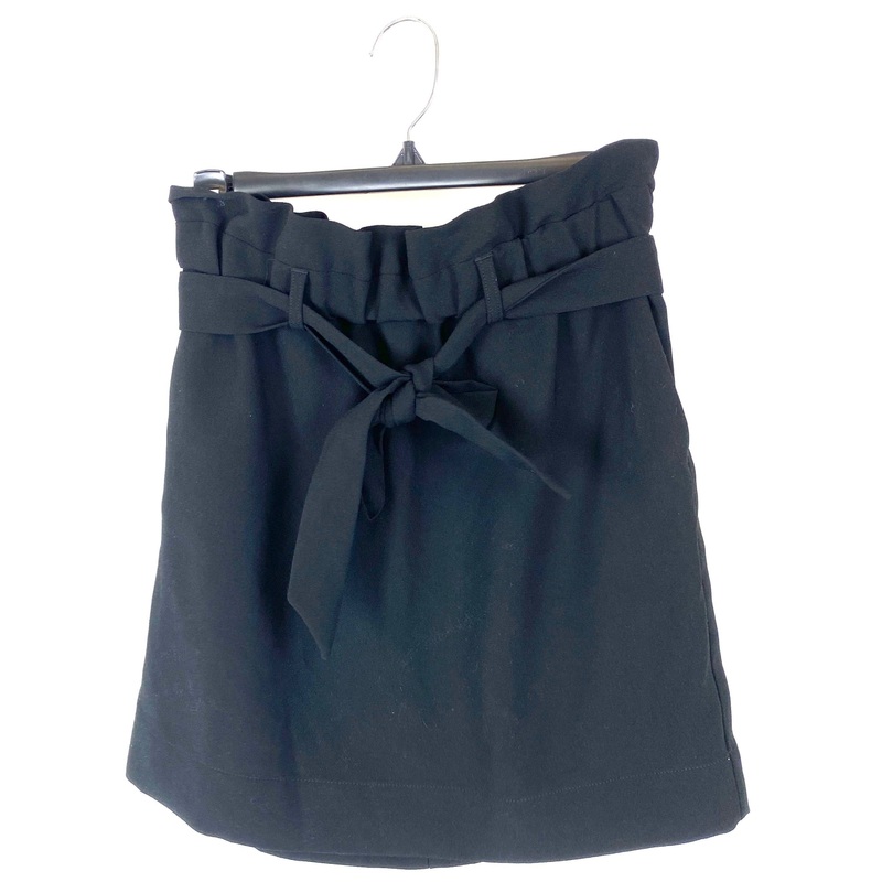 Black Skirt With Bow Belt – Extra Small