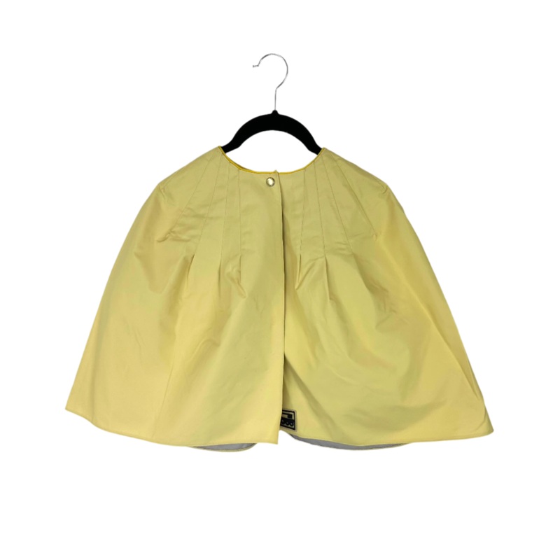 Butter Yellow Cropped Rain Poncho – Size 0-12 Small (fits on average a size 0-4)