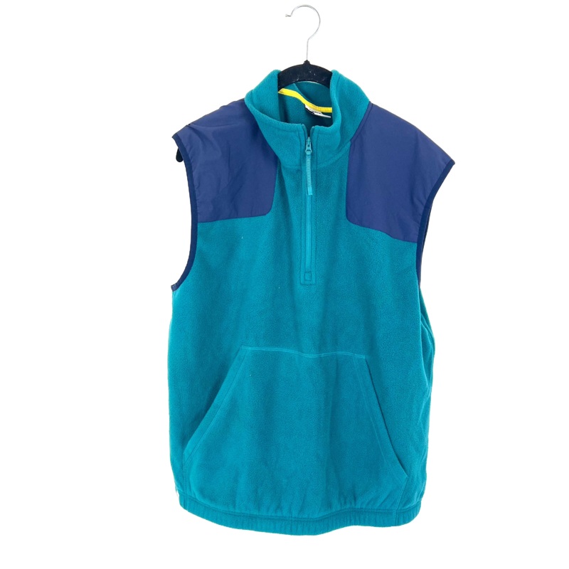 Turquoise Fleece Pullover Vest – Unisex –  Mens Medium / Womens Large