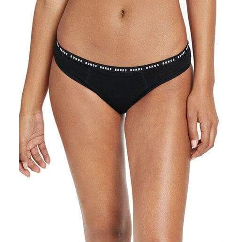 Bonds Bloody Comfy Heavy Period Bikini – Black XXS