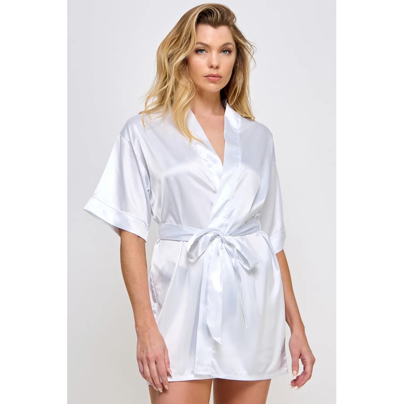 Euphrone Nyx Midnight Robe – White White S