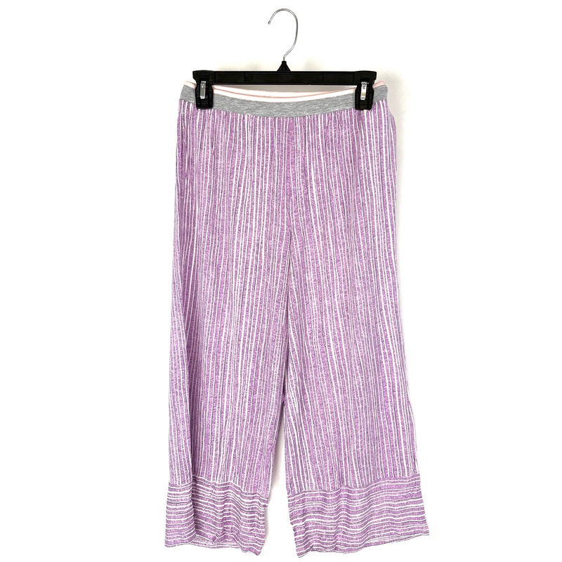 Purple Stripe Pajama Pants – Small