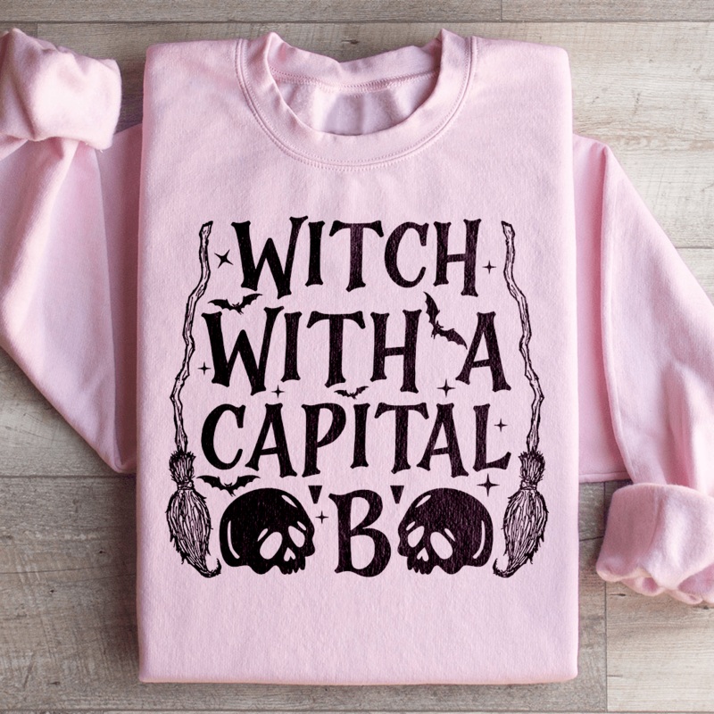 Witch With A Capital B Sweatshirt Black S