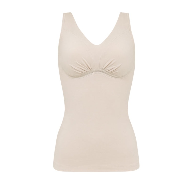 Yukine Comfort Cotton Bra Camisole 23 S (US XS) Black