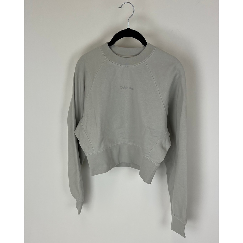Cropped Grey Crewneck – Size 2-4