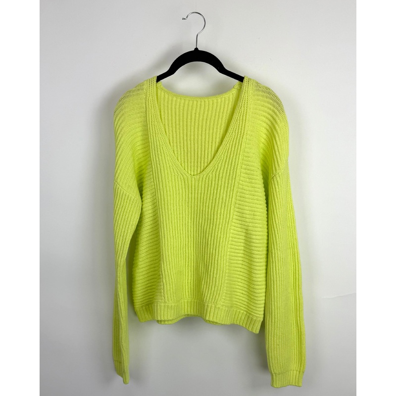 Green Long Sleeve Knit Sweater – Size 4/6