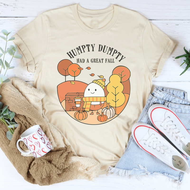 Humpty Dumpty Have A Great Fall Tee Athletic Heather S