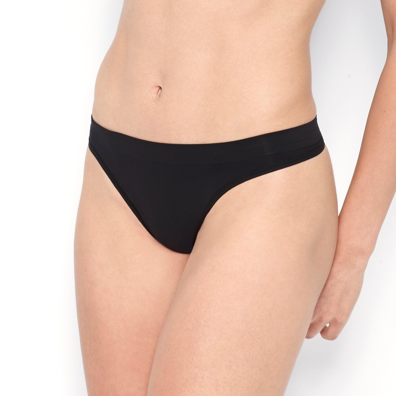 Out of Sight Thong Xsmall Black