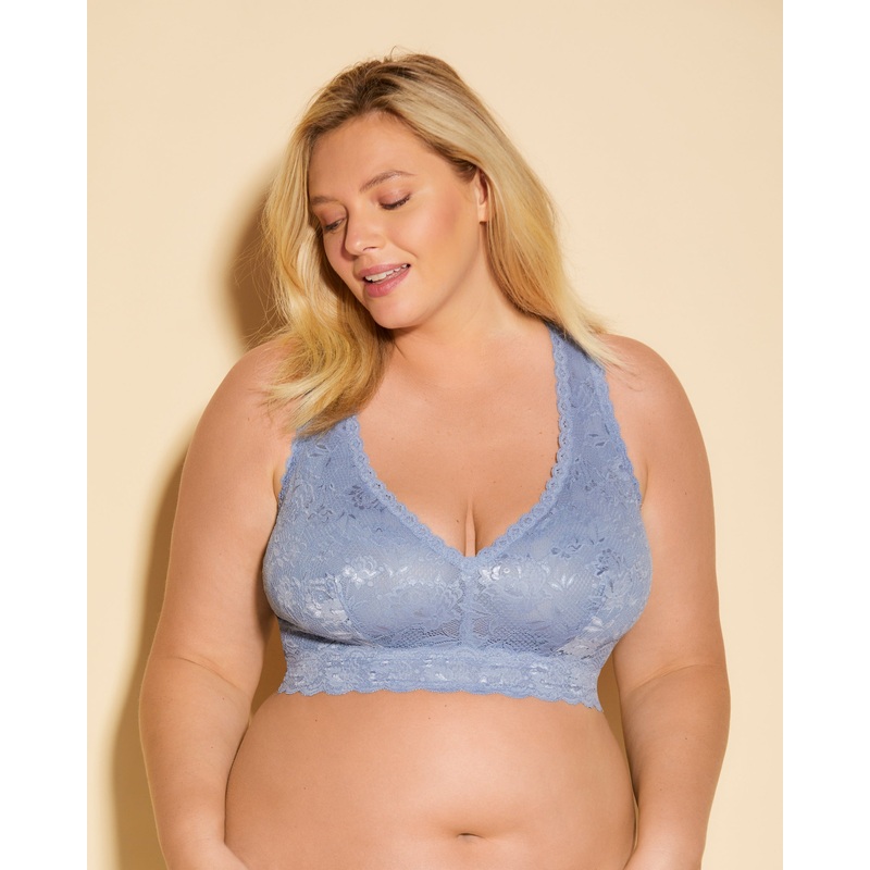 Ultra Curvy Racerback-Bralette “Racie” Blue Diamond XS
