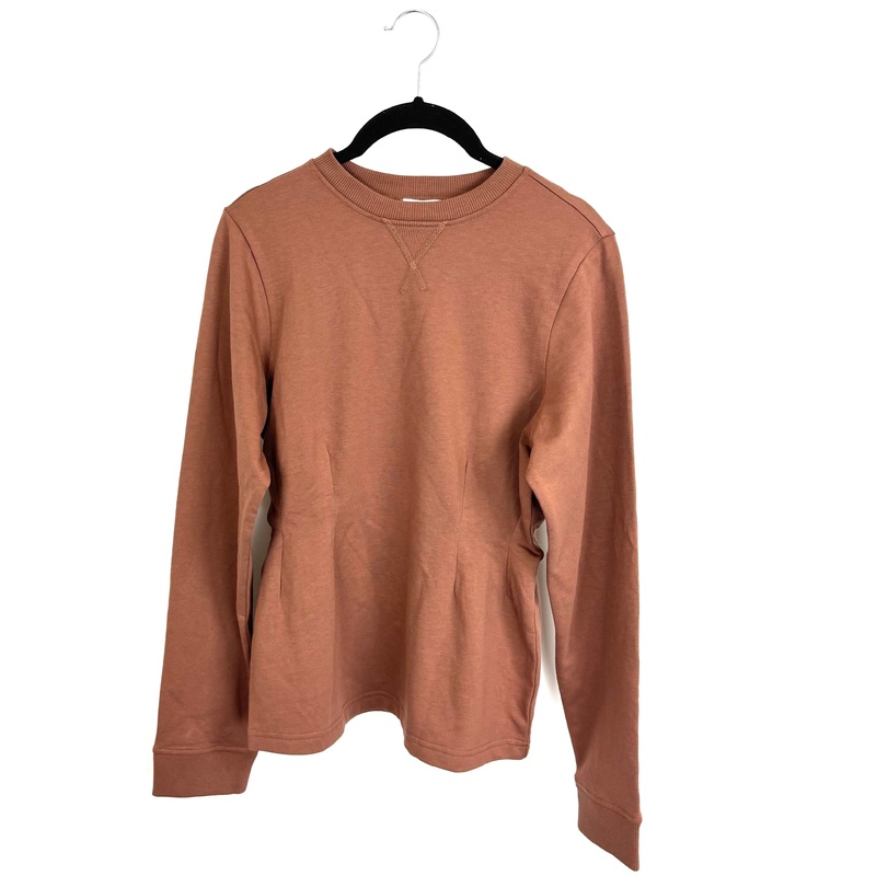 Brown Crewneck Top – Size 0/2