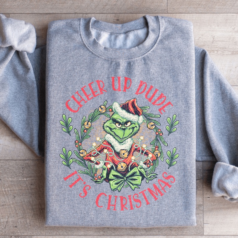 I Love To Hate The Holidays Sweatshirt S Sport Grey