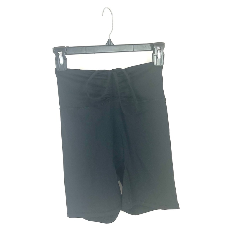 Black Cinched Waist Bike Shorts – Medium