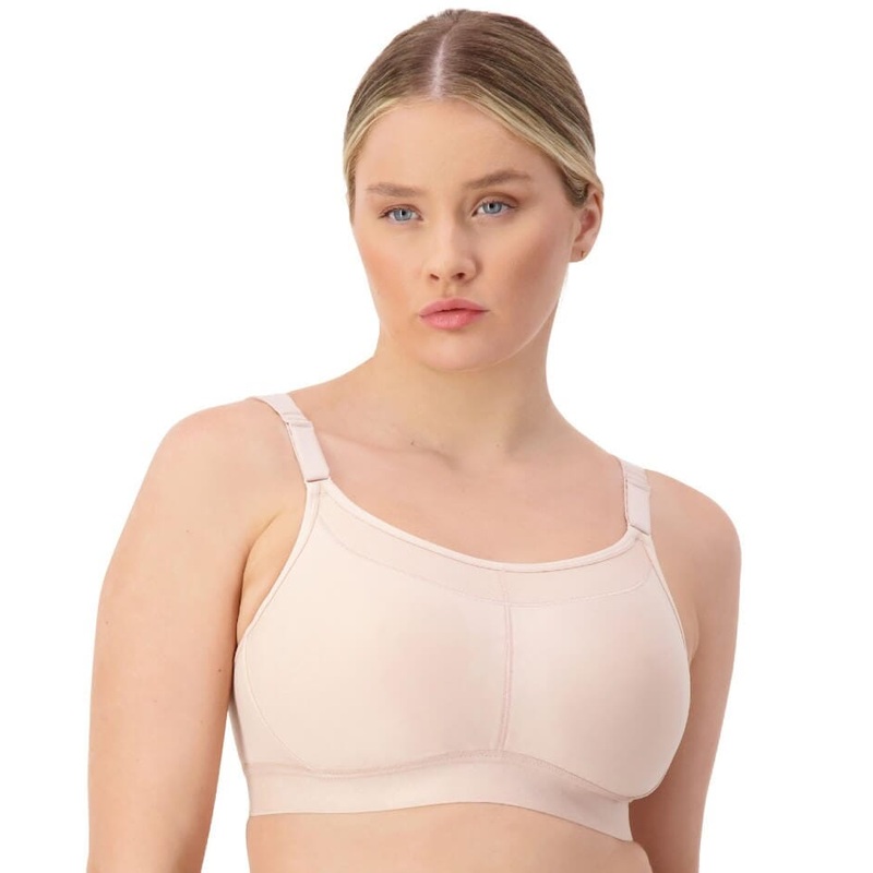 Triumph Triaction Ultra Wire-free Sports Bra – Fig Pink 34D