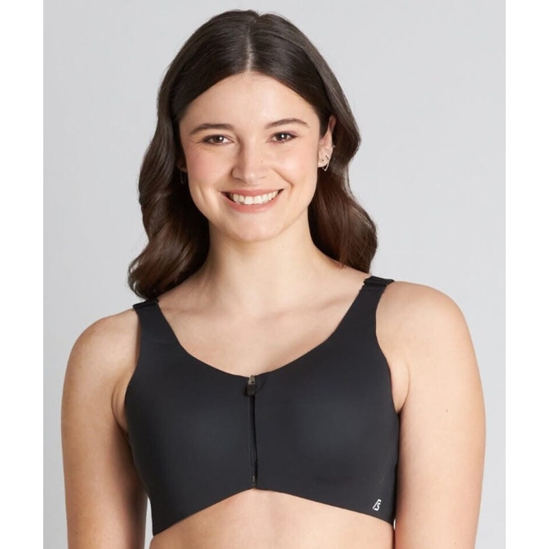 Bendon Motion Wire-Free Front Opening Bra – Black 32A/B