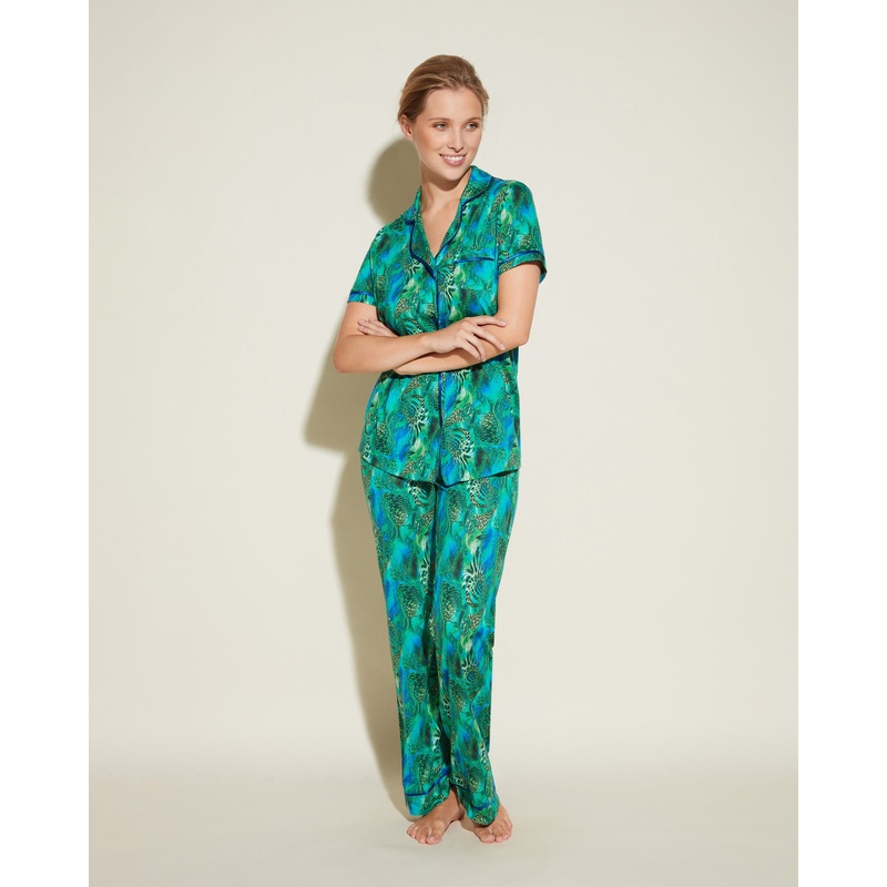 Short Sleeve Top & Pant Pajama Set Nirvana XS