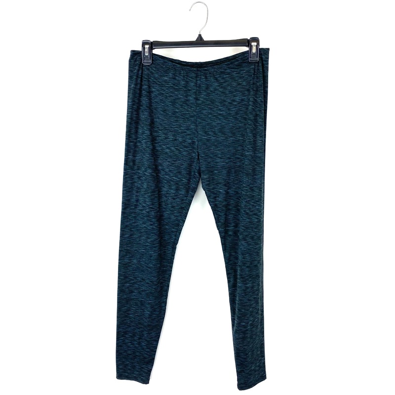 Black and Navy Heather Leggings – Size 10/12
